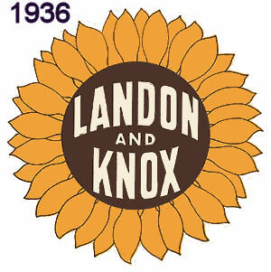 (image for) 1936 Landon Knox Presidential Sticker